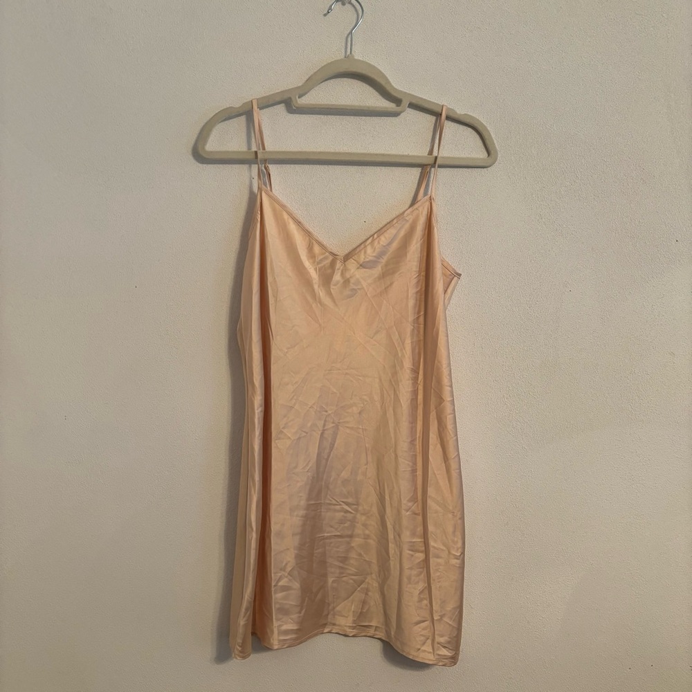 NWT STAUD Satin Mini Slip Dress